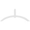 Ekena Millwork Archdale Architectural Grade PVC Gable Bracket, 72"W x 30"H x 2"D x 4"F, 10/12 Pitch GBP072X30X0204ARC00 - alternate 2